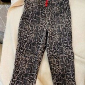 SPANXJean-ish® Ankle Leggings size S/P in Taupe Snakeskin